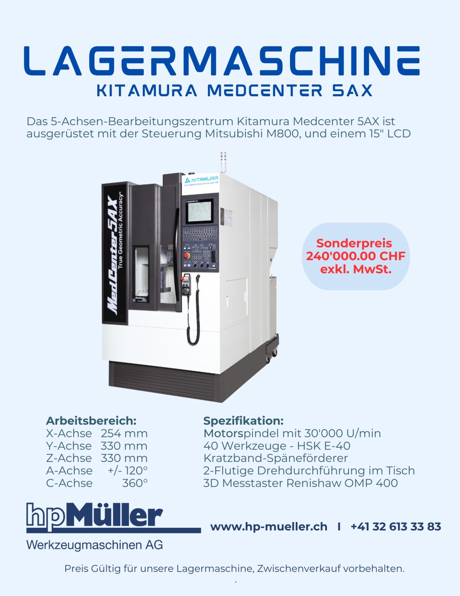 Kitamura MedCenter 5AX